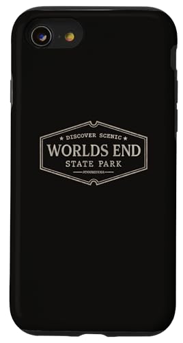 Hülle für iPhone SE (2020) / 7 / 8 Worlds End State Park Pennsylvania | Das Ende der malerischen Welten von Pennsylvania Standard Apparel Co.