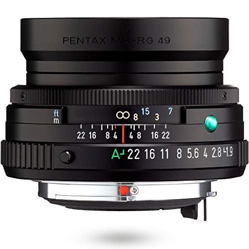 Pentax PENTAX-FA 43mmF1.9 Limited Schwarz Weitwinkelobjektiv mit leistungsstarker HD-Vergütung, für das PENTAX K-System mit 35 mm Vollformat Sensor, 20140 von Pentax