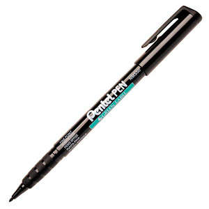 Pentel green Label NMS50-AO Permanentmarker schwarz 1,0 mm, 1 St. von Pentel