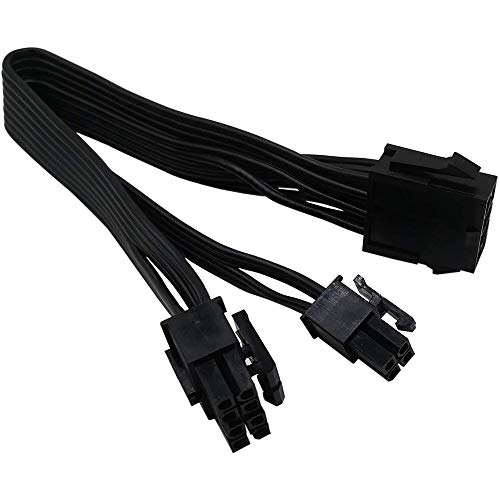 Peowuieu CPU 8 Pin Buchse zu CPU 8 Pin ATX 4 Pin Stecker Netzteil Konverter Adapter VerläNgerung Kabel für Hauptplatine (20 cm) von Peowuieu