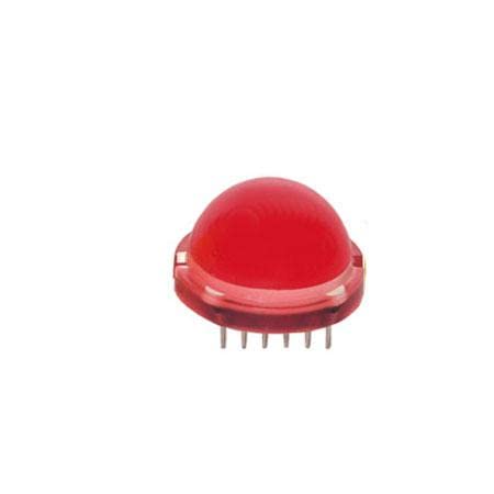 Perel 141820 Jumbo Led-Lampe, 20 mm, Rot Diffus von Perel