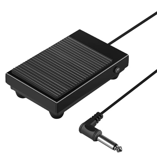 Perfeclan Piano Sustain Pedal, Dämpfer-Fußpedal, tragbare Musikinstrumente ACCS Keyboard Piano Pedal für elektronische Synthesizer ACCS von Perfeclan