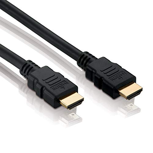 PerfectHD 4K HDMI Kabel | Ultra HD 2160p | Full HD 1080p | High Speed Ethernet | 3D | ARC | CEC | 1 Meter | Schwarz von PerfectHD