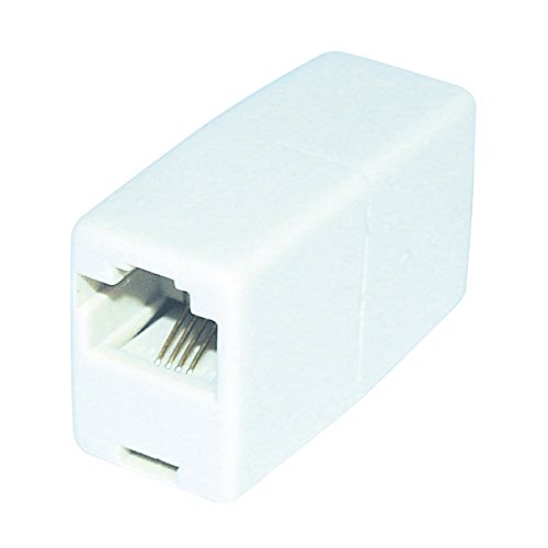 PerfectHD Netzwerk Kupplung - RJ45 - Netzwerkkabel Verbinder Ethernet Kabel Adapter - RJ45 Buchse auf Buchse - Weiß - 1 Stück von PerfectHD