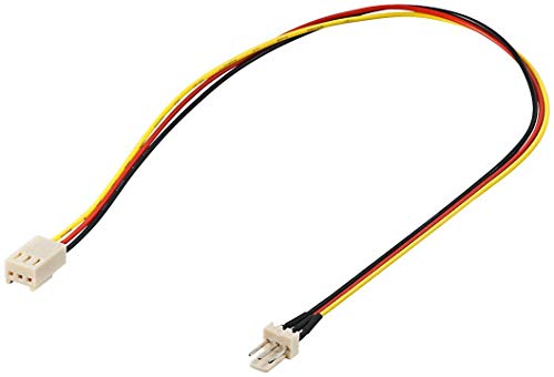 PerfectHD PC Lüfter Strom Verlängerung/Verbindungskabel | Molex Lüfter-Stecker (3-polig) zu Molex Lüfter-Buchse (3-polig) von PerfectHD