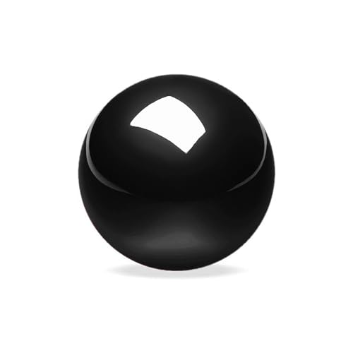 Perixx PERIPRO-303GBK Kleiner Trackball, 34 mm Ersatzball für PERIMICE-517/520/717/720 und M570, Glänzend Schwarz von Perixx