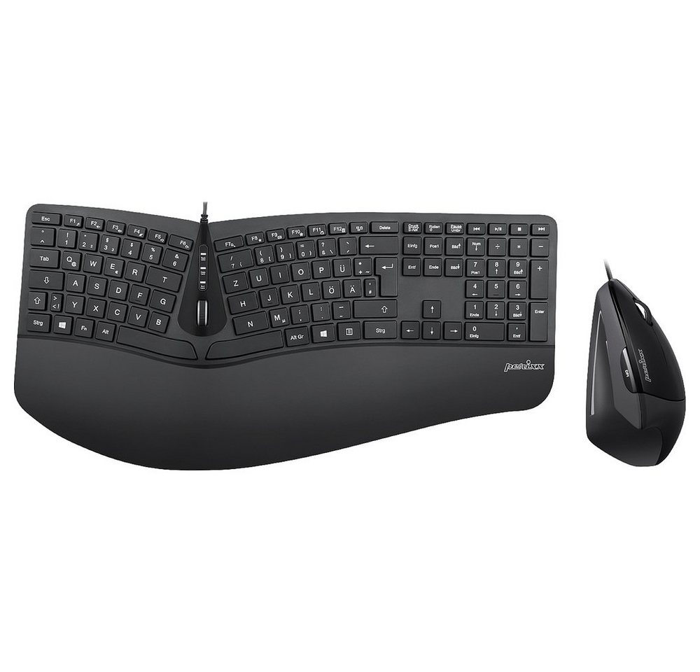 Perixx Perixx PERIDUO-505BDE USB Tastatur, Maus-Set Deutsch, QWERTZ Schwarz E Tastatur Perixx Perixx PERIDUO-505BDE USB Tastatur, Maus-Set Deutsch, QWERTZ Schwarz E Tastatur von Perixx