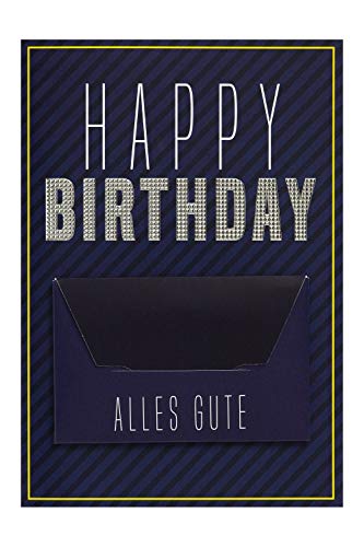 Geldkarte Geburtstag Textkarte 11,6 x 16,6 cm von Perleberg