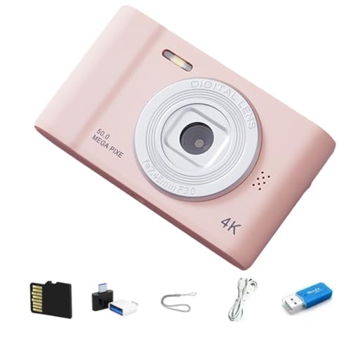 Persistence 4K Digitalkamera HD Fotografie Selfie Camara 2,4 Selfie Mini Retro Cam Rosa von Persistence