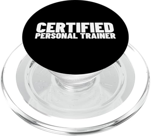 Zertifizierter Personal Trainer Vintage Distressed Gym PopSockets PopGrip für MagSafe von Personal Trainer Fitness Instructor Workout