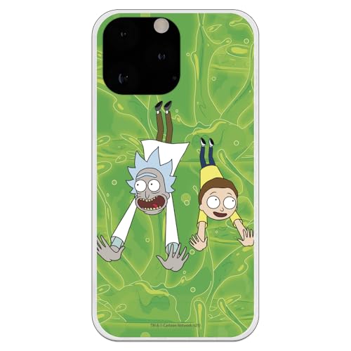 Personalaizer Flexible Schutzhülle für iPhone 15 Pro Max Rick & Morty Acid von Personalaizer