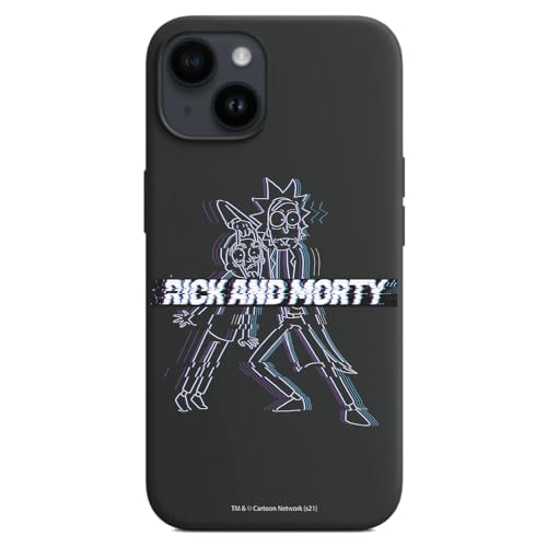 Personalaizer Rick & Morty Flexible Schutzhülle für Smartphone iPhone 16 von Glitch von Personalaizer