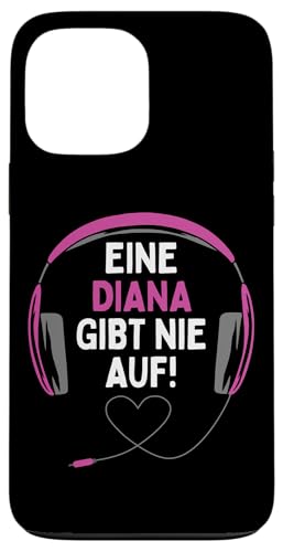 Hülle für iPhone 13 Pro Max Gaming Kopfhörer "Eine Diana Gibt Nie Auf" Personalisiertes von Personalisierte Geschenke Diana