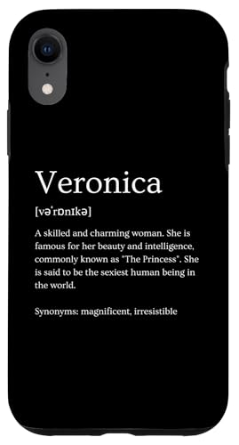 Hülle für iPhone XR Lustige Veronica-Namensbedeutung – Veronica personalisierter Name von Personalized Apparel & Meaningful Name Collection