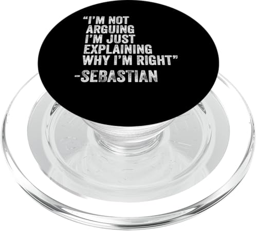 Sebastian Zitat Lustiger Geburtstag Custom Name Idee Ingenieur PopSockets PopGrip für MagSafe von Personalized Name Fathers Day outfit For Men