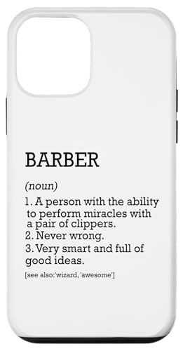 Friseur Job Definition Personalisiert Lustig Barber Hülle für iPhone 12 mini von Personalized Tees For Barber Job Definition