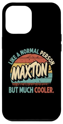 Hülle für iPhone 12 Pro Max MAXTON Wie eine normale Person, aber viel cooler, altmodisch von Personalized Vintage Apparel.