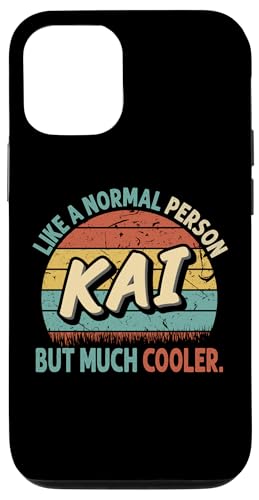 Hülle für iPhone 13 Pro KAI Wie eine normale Person, aber viel cooler, altmodisch von Personalized Vintage Apparel.