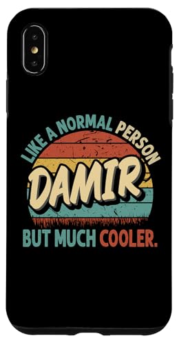 Hülle für iPhone XS Max DAMIR Wie eine normale Person, aber viel cooler, altmodisch von Personalized Vintage Apparel.