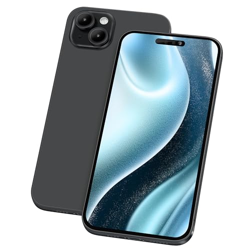 Gefälschte Telefon Modell [Ohne Logo] Dummy-Display Nicht funktionierende Replik Telefon Spielzeug für 15 Plus/Pro/Pro max (Für 15 Schwarz Farbbildschirm) von Perusha