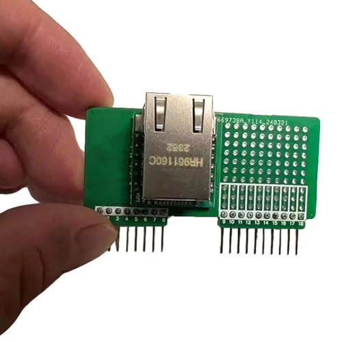 Für Flipper Zero Ethernet-Netzwerkmodul, für Flipper Zero Modifikationsmodul, WLAN-Multiboard-Entwicklungsplatine für Flipper Zero Attachment-Zubehör von Pessrrtewg