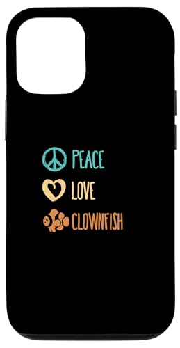 Hülle für iPhone 14 Peace Love Clownfisch-Haustier, Retro-Fischliebhaber von Pet Lover And Pet Enthusiast Apparel