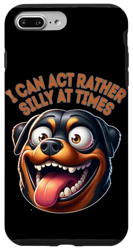 Hülle für iPhone 7 Plus/8 Plus Silly Pet Lustiges Cartoon-Zitat Humor für Rottweiler-Liebhaber von Pet Quotes - Funny Animal Lover and Pet Owner