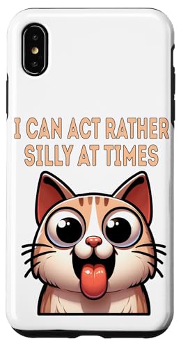 Hülle für iPhone XS Max Silly Pet Face Lustiges Cartoon-Zitat Humor für Katzenliebhaber von Pet Quotes - Funny Animal Lover and Pet Owner