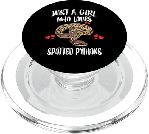 Nur ein Mädchen, das Spotted Pythons Snake liebt PopSockets PopGrip für MagSafe von Pet Snakes