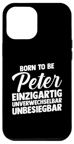 Hülle für iPhone 13 Pro Max Vorname Peter von Peter Geschenk