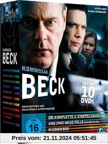 Kommissar Beck - Die komplette 3. Staffel + zwei neue Fälle [10 DVDs] von Peter Haber