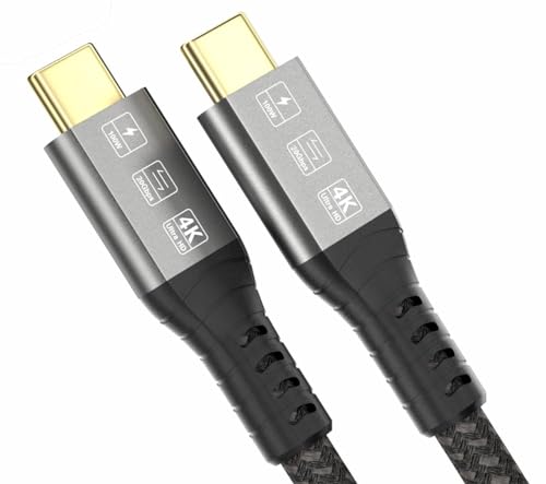 PfirstDa USB C Kabel USB C 2M 3.2 Gen 2x2 20Gbps, 100W 20V/5A schnelles Laden, unterstützt 4K@60Hz Videoübertragung, geeignet für PS5, Laptops, Handys, Hubs, Dockingstationen. von PfirstDa