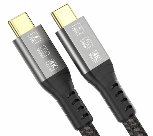 PfirstDa USB C Kabel USB C 1M 3.2 Gen 2x2 20Gbps, 100W 20V/5A schnelles Laden, unterstützt 4K@60Hz Videoübertragung, geeignet für PS5, Laptops, Handys, Hubs, Dockingstationen. von PfirstDa