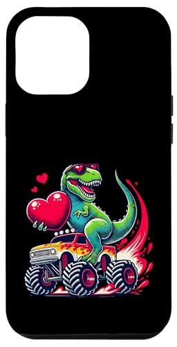 Hülle für iPhone 12 Pro Max Valentinstag Dinosaurier Monstertruck Freund Papa Lustig von Pfotenschatz