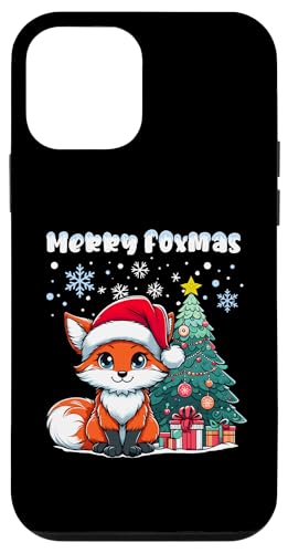 Hülle für iPhone 12 mini Niedlicher Fuchs mit Weihnachtsmütze feiert Weihnachten von Pfotenschatz