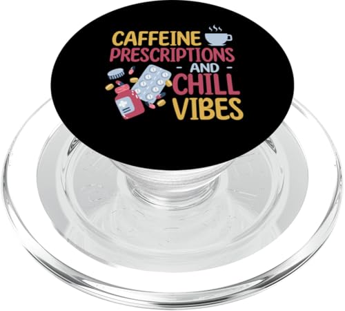 Apotheker Koffein Rezepte Lustige Apotheke PopSockets PopGrip für MagSafe von Pharmacist Pharmacy Designs