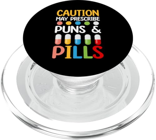 Apotheker Wortspiele und Pillen Lustige Apotheke PopSockets PopGrip für MagSafe von Pharmacist Pharmacy Designs