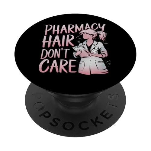 Pharmacy Tech Hair Apotheker PopSockets Klebender PopGrip von Pharmacy Technician Accessories