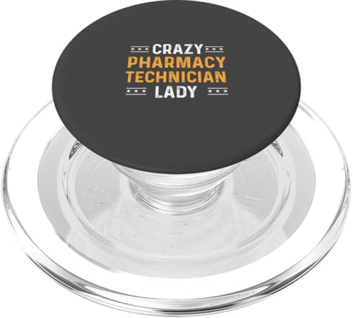 Apotheke Techniker Lady Certified Pharma Tech PopSockets PopGrip für MagSafe von Pharmacy Technician Week CPhT Funny Design