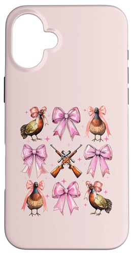 Kokette Schleife Fasan Jäger Fasan Jagd Rosa Mädchen Mama Hülle für iPhone 16 Plus Kokette Schleife Fasan Jäger Fasan Jagd Rosa Mädchen Mama Hülle für iPhone 16 Plus von Pheasant Hunter Coquette Aesthetic Women Clothing