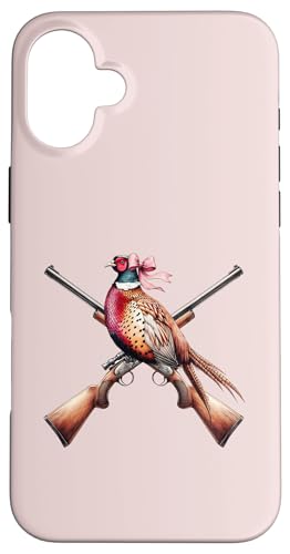 Kokette Schleife Fasan Jäger Fasan Jagd Rosa Mädchen Mama Hülle für iPhone 16 Plus Kokette Schleife Fasan Jäger Fasan Jagd Rosa Mädchen Mama Hülle für iPhone 16 Plus von Pheasant Hunter Coquette Aesthetic Women Clothing