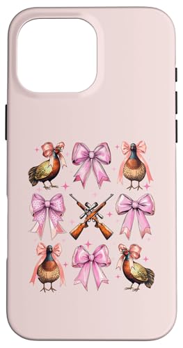 Kokette Schleife Fasan Jäger Fasan Jagd Rosa Mädchen Mama Hülle für iPhone 16 Pro Max Kokette Schleife Fasan Jäger Fasan Jagd Rosa Mädchen Mama Hülle für iPhone 16 Pro Max von Pheasant Hunter Coquette Aesthetic Women Clothing