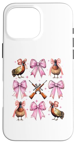 Kokette Schleife Fasan Jäger Fasan Jagd Rosa Mädchen Mama Hülle für iPhone 16 Pro Max Kokette Schleife Fasan Jäger Fasan Jagd Rosa Mädchen Mama Hülle für iPhone 16 Pro Max von Pheasant Hunter Coquette Aesthetic Women Clothing