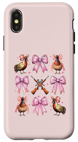 Kokette Schleife Fasan Jäger Fasan Jagd Rosa Mädchen Mama Hülle für iPhone X/XS Kokette Schleife Fasan Jäger Fasan Jagd Rosa Mädchen Mama Hülle für iPhone X/XS von Pheasant Hunter Coquette Aesthetic Women Clothing
