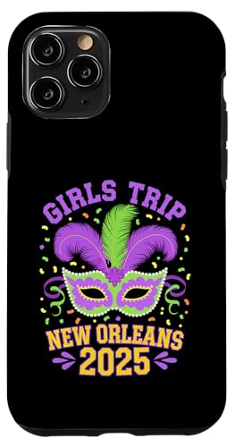 Mardi Gras Mädchenreise New Orleans 2025 Hülle für iPhone 11 Pro von Pheezneek