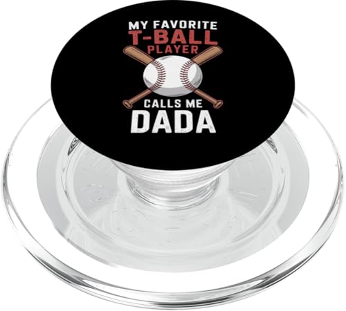 Mein Lieblings-T-Ball-Spieler nennt mich Dada Baseball PopSockets PopGrip für MagSafe von Pheezneek