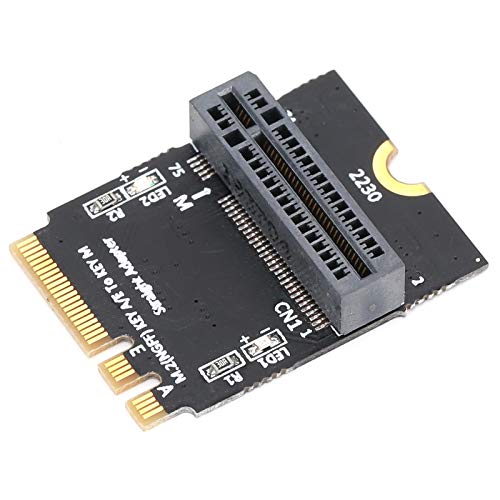 Adapterkarte M.2 Key AE Adapter Vertikale Installation Schnittstelle Erweiterung 2280 NVMe SSD von Phefop