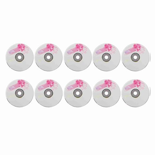 Leere CD R -Discs Aufzeichnliche 52 -fache Geschwindigkeit Zum Speichern von Musikdaten, Kompatibel mit PC -Playern, 10 Pack, füR Digitale Bilder (Phefopi84ay5b2u9-11) von Phefop