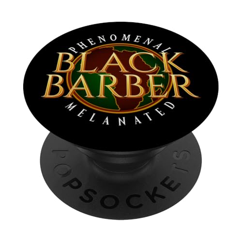 Black Barber Phänomenal Melaniert PopSockets mit austauschbarem PopGrip von Phenomenal Black Professionals