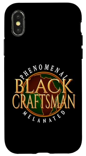 Hülle für iPhone X/XS Black Craftsman Phänomenal Melaniert von Phenomenal Black Professionals